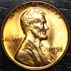 1955 S Lincoln Wheat Penny Gem BU 1c US Coin San Francisco Mint