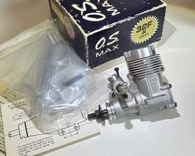 OS Max 32 F Radio Control Engine and Muffler in Box