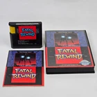 Fatal Rewind (Sega Genesis) CIB COMPLETE & TESTED (Rental Sticker on Cart Back)