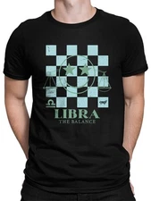 Balanced Perspective - Libra Themed Graphic Men's T-shirt
