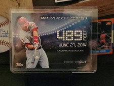 2015 Topps Update Mike Trout Tape Measure Blasts #TMB-5 Los Angeles Angels 🔥