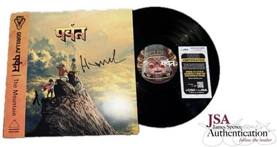 GORILLAZ SIGNED AUTOGRAPHED VINYL ALBUM “THE MOUNTAIN” DAMON