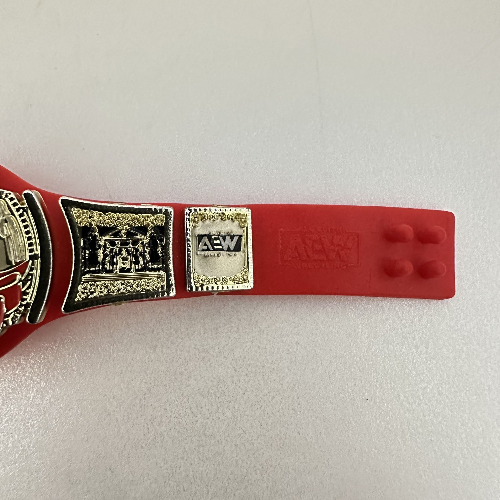 AEW Jazwares TNT Red Championship Belt Figure Accessory image 2