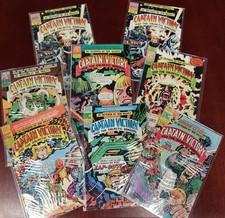 Vintage 1980s Lot 8 Captain Victory Galactic Rangers Jack Kirby #1 3 4 6 7 8 11