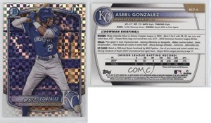 2025 Bowman Chrome Prospects X-Fractor Asbel Gonzalez #BCP-4