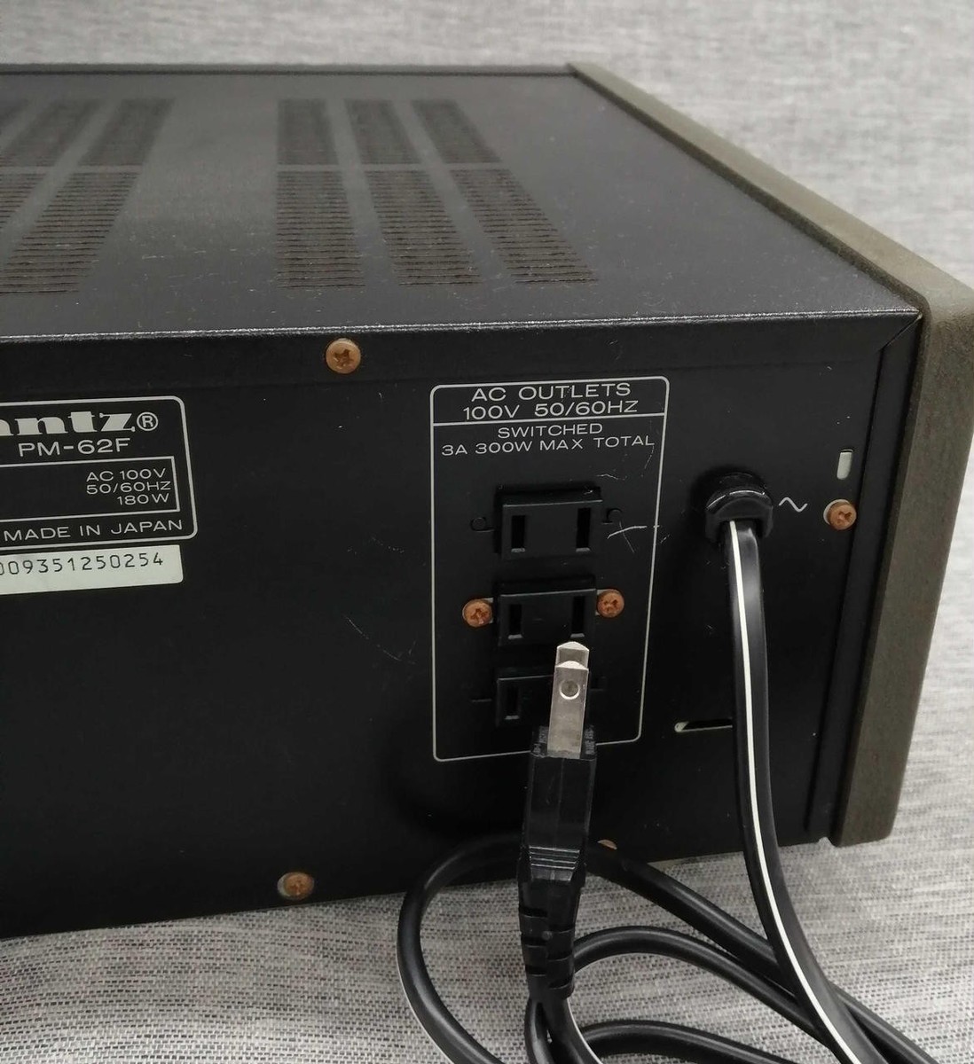 marantz マランツ プリメインアンプ PM-62F アンプ マランツアンプ PM-62修理・調整 : JIN WEBLOG