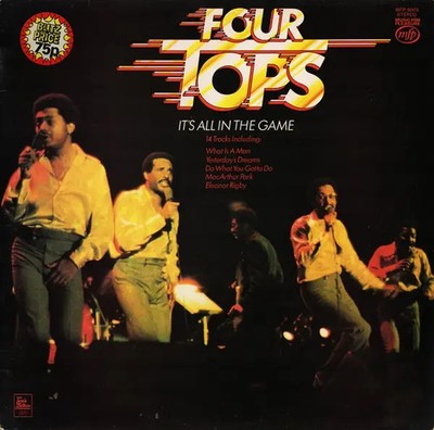 Four Tops Its All In The Game NEAR MINT Music for Pleasure Vinyl LP