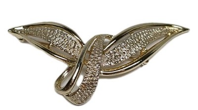 Vintage MARBOUX #384 Flying Bird Ribbon Brooch