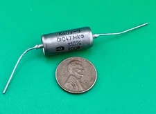 K40Y-9 PIO Capacitor 0.047uF - 200V ~ Paper in Oil ~ Audio ~ USSR ~ NOS 1984