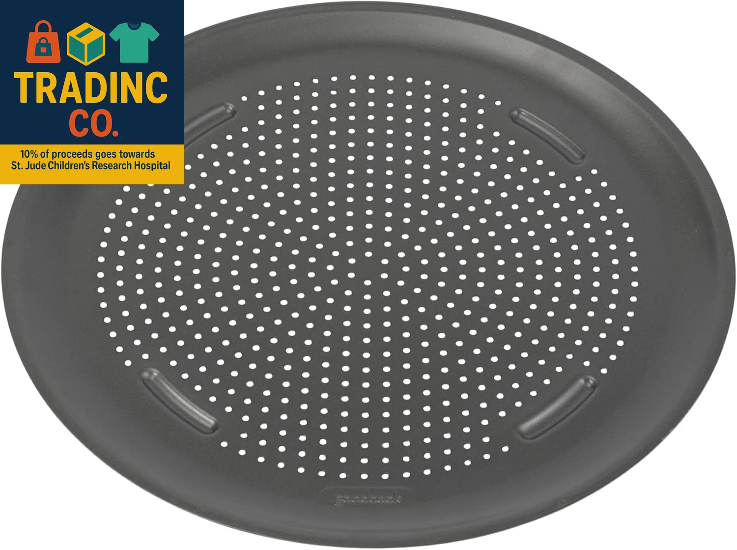 Airperfect Nonstick 16” Pizza Pan – Pizza Tray for Oven, Perforated round Pizza