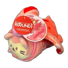 NWT Anirollz Kittiroll Pink Pterodactyl Dinosaur 6" Plush Round1 Exclusive NEW