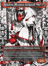 MTG - Solphim, Mayhem Dominus - Fanart Borderless Style - EDH / Playtest