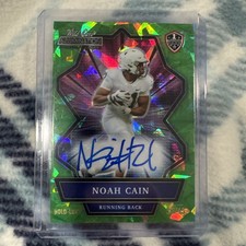 NOAH CAIN 2021 Wild Card NIL Illumination Auto ANBC_A Green Prizm /45 Bengals