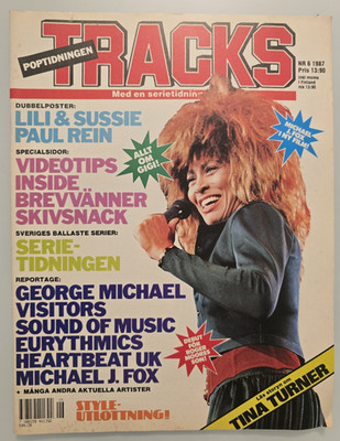 Tina Turner/ George Michael / U2/ Thompson Twins/Lili & Susie - Tracks 6/1987
