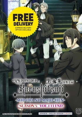 DVD Anime Black Butler Kuroshitsuji Season 5: Emerald Witch Arc