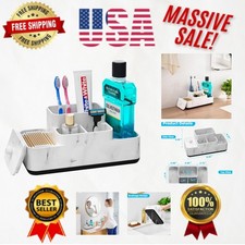 Modern Resin Toothbrush Holder with Elegant Design - Ideal for Bathroom Decor