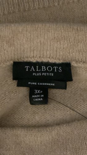 Talbots Cashmere Sweater size 3Xp - Picture 6 of 9