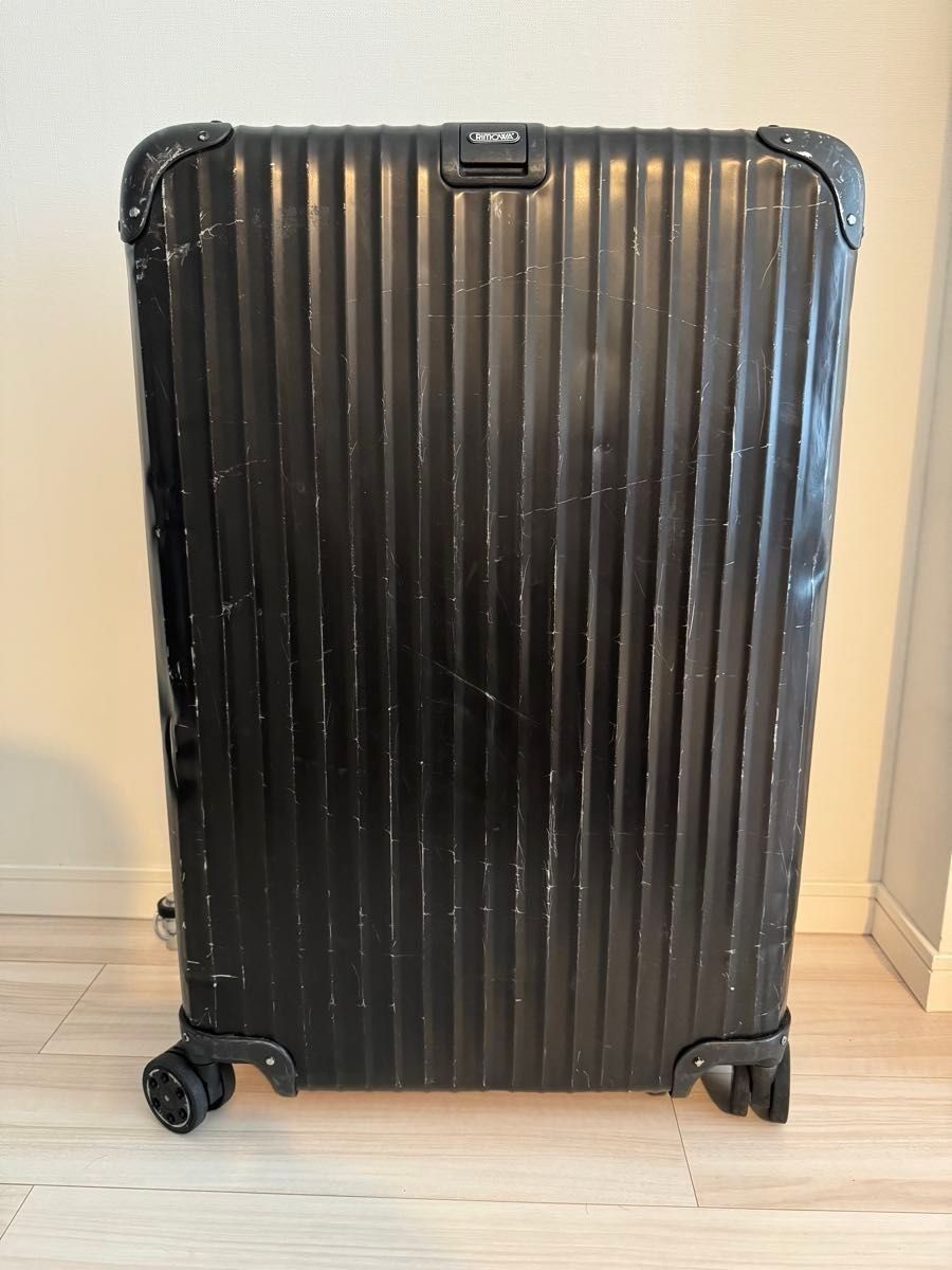 Rimowa Topas Stealth 84L Black 4-wheels Carry Case Suitcase 920.73