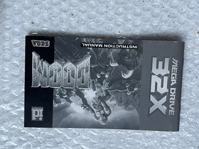 Doom Sega Mega Drive 32X Asian PAL Version Blue Box Complete In Box Asia!