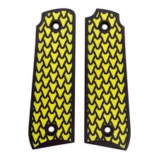 Yellow  Black Dragon Scale Printed Ruger Mark IV 22/45 Grips MK 4