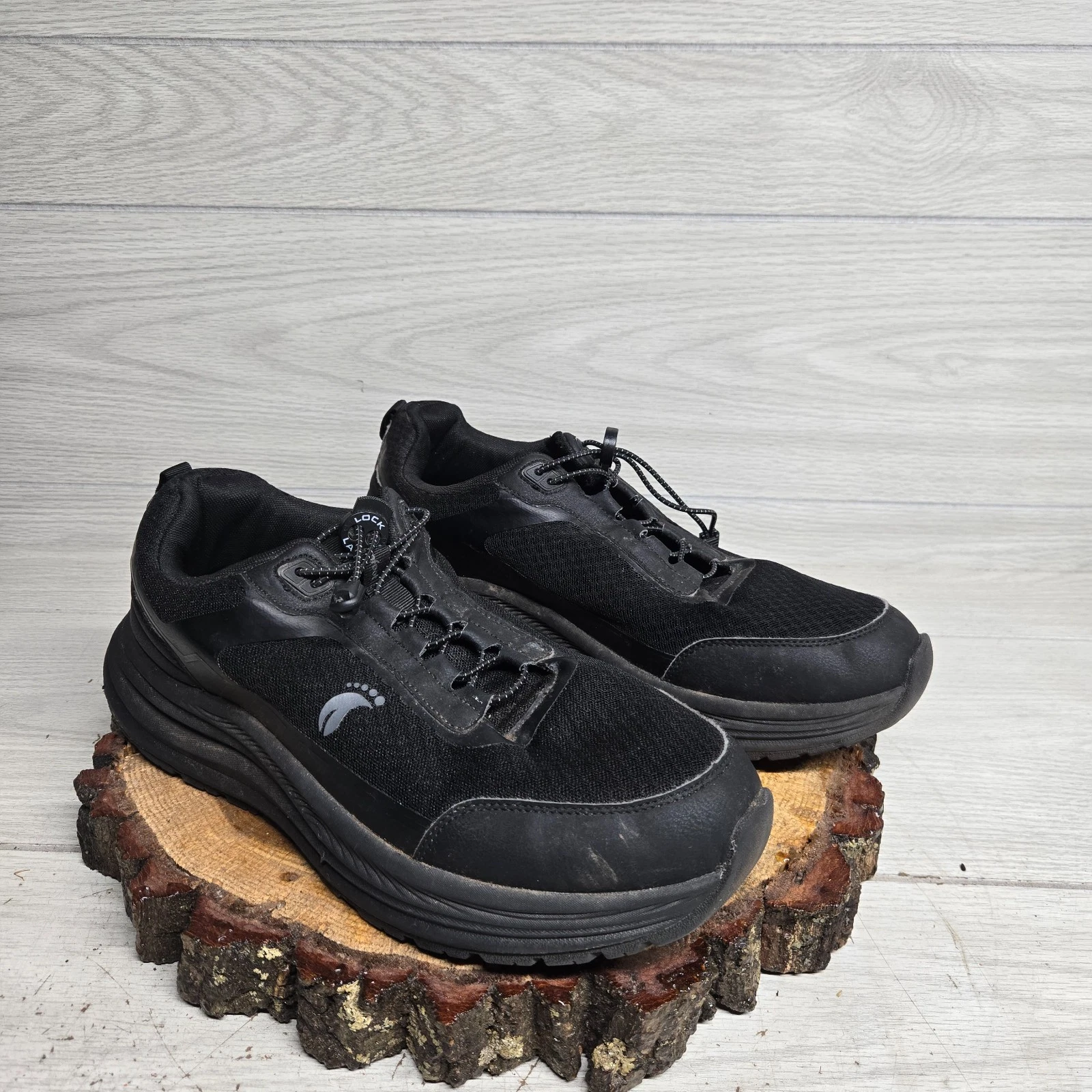 OrthoComfoot Orthopedic Black Walking Trail Running Shoes Adult Men's Size EU 48