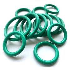 (FKM) High Temperature Rubber O-ring 5mm Cross Section 17-100mm OD Seal Green
