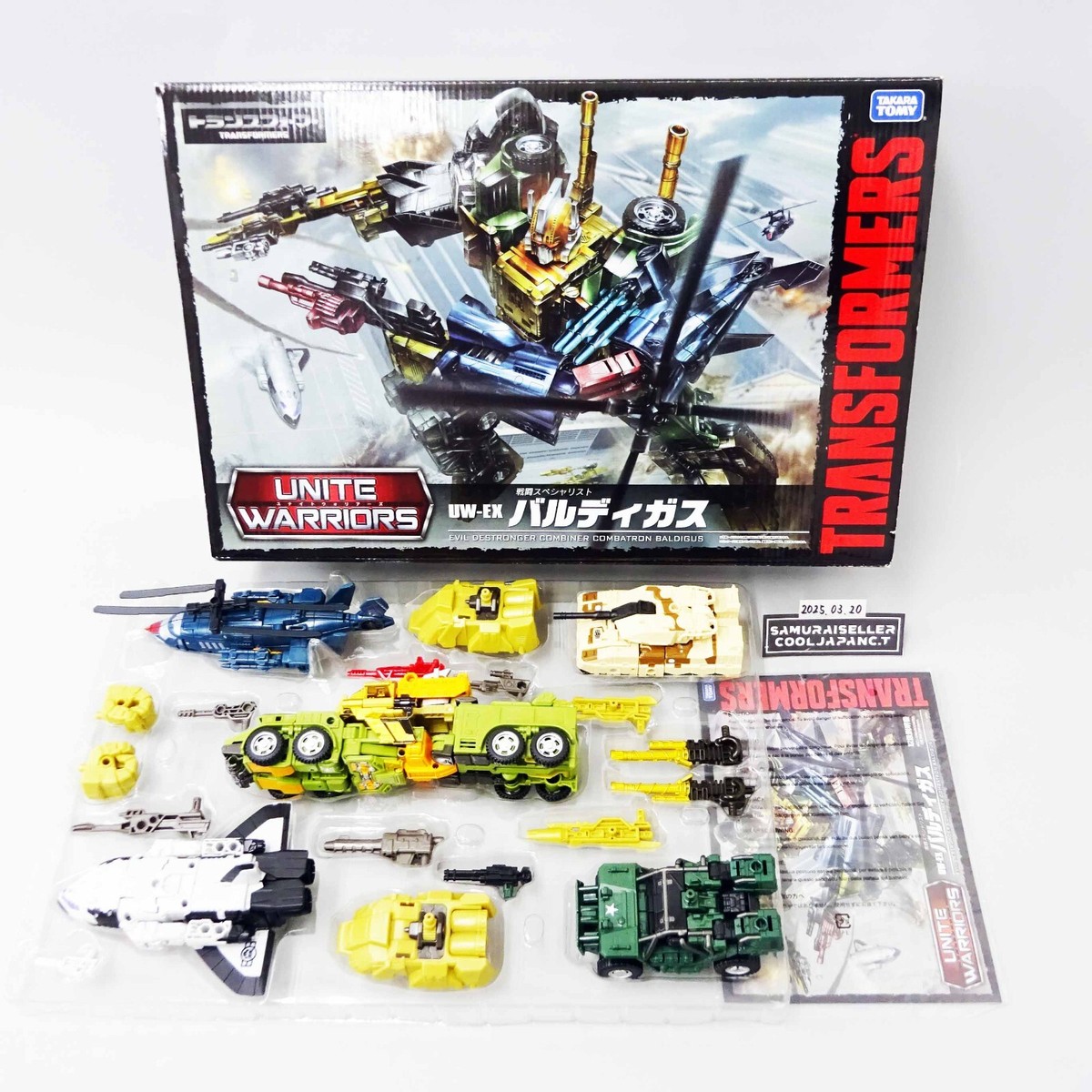 Transformers Unite Warriors UW-EX Baldigus Action Figure Takara