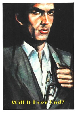 #30 Terrorist Attack Vintage Trading Card 1987