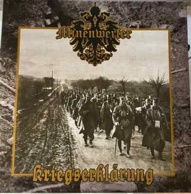 Minenwerfer Kriegserklärung GOLD W/ BLACK MARBLE, 180G, GATEFOLD, LTD ED.