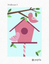 Birdhouse 2 Needlepoint Kit or Canvas