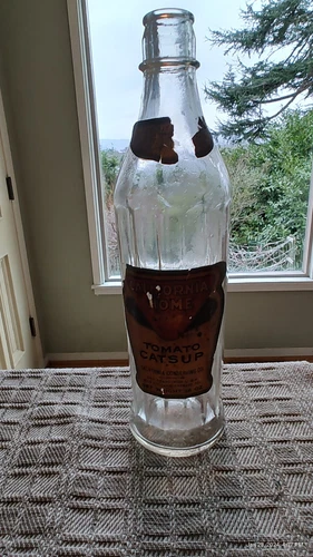 Antique collectible Catsup Bottle