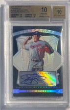 DREW STOREN 2009 STERLING PROSPECT BLACK REFRACTOR AUTO #D /25 BGS 10 10 POP 1/1