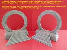 3D Printed Stargate, High Quality 7, 5 or 9 Inch PLA or 7Inch Colour. Also in 3D