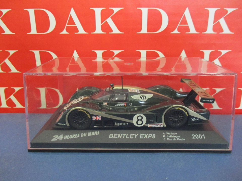 Die cast 1/43 Modellino Auto Bentley EXP8 24H Le Mans 2001 A. Wallace - Immagine 4 di 4
