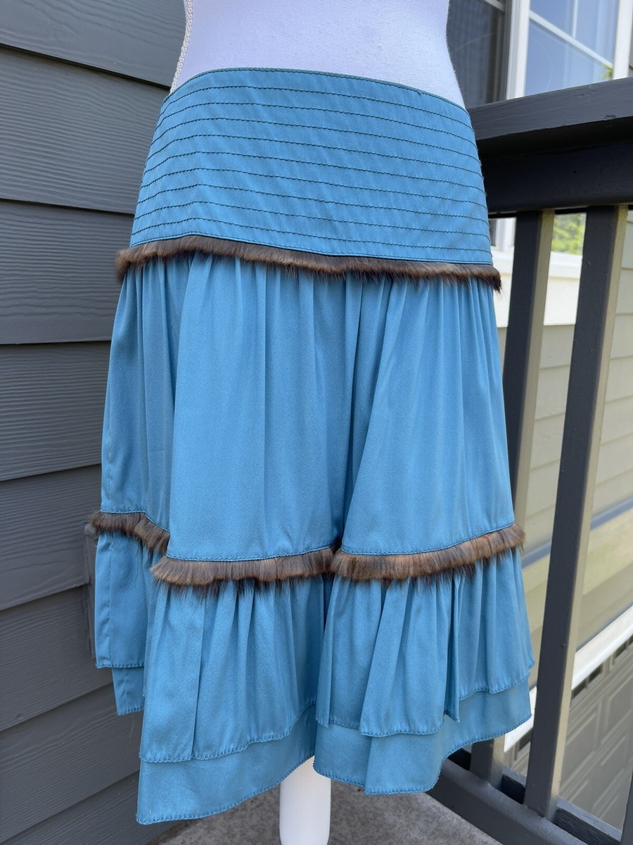 ワンピース BLUMARINE Women Mid Skirts 4J036A 45615 D9888 CANNA FUCILE M Blumarine skirt size 44 $1150 retail | eBay