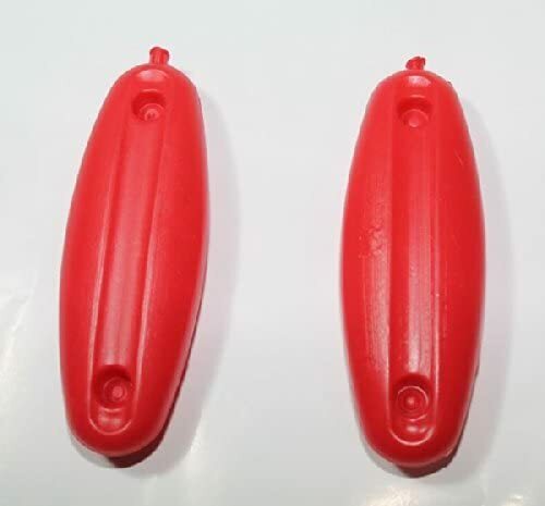Bright Red Floats/Crab Buoy (6inches X 2inches,red