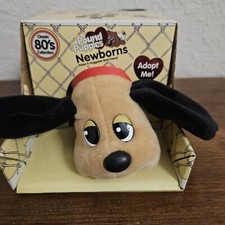 2019 Pound Puppies Newborns Classic Collection 80s Brown With Black Ears Pup