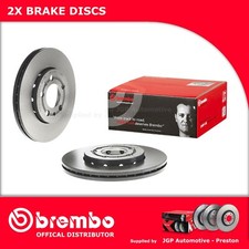2 dischi freno ventilati anteriori originali Brembo 256 mm - Polo A1 Ibiza Leon Golf Bora