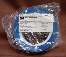 3M Blue 261X Lapping Film Roll 9MIC 3MIL   2 in x 150 ft x 3 in    T1540