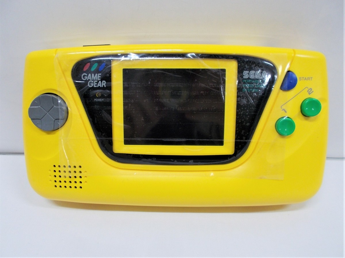 SEGA ゲームギア　イエロー　本体 SEGA ゲームギア イエロー 本体