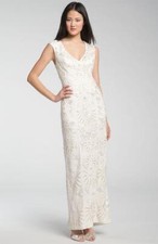 Sue Wong Cap Sleeve Fitted Beaded Gown - Size 10. -  LB 1162 A 
