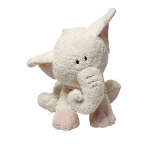 18" FAO SCHWARZ CREME PINK ELEPHANT VERY SOFT STUFFED ANIMAL PLUSH TOYS R US