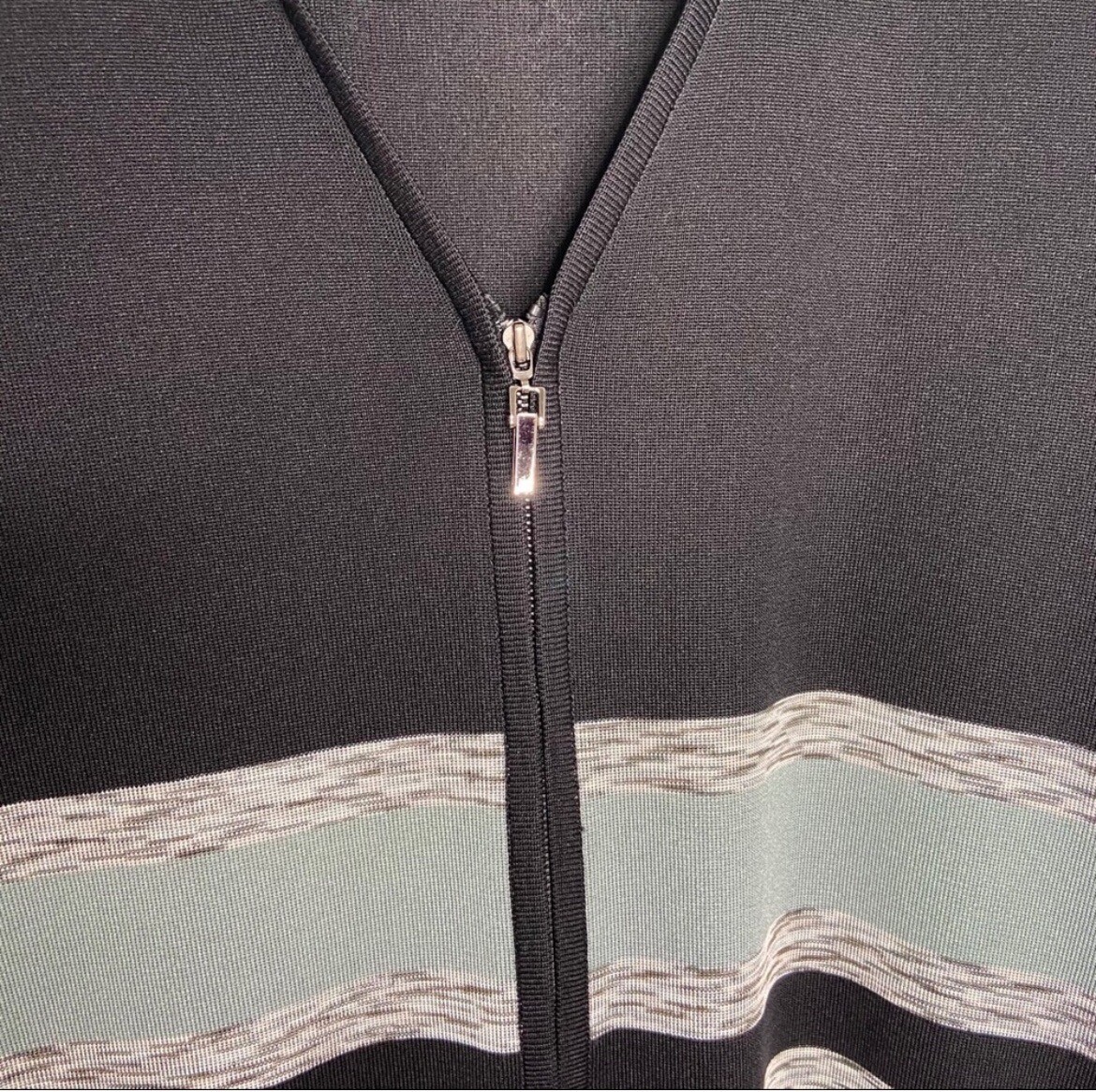 Exclusively Misook Striped Tunic Length Jacket - image 3