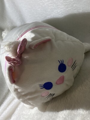 Disney Plush Tsum Tsum Aristocats Marie Plush Cat 12'' Stuffed Animal White Pink