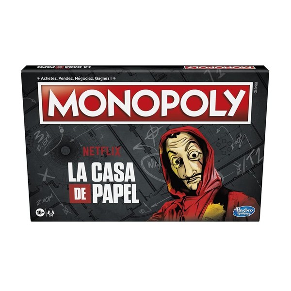 Monopoly La Casa De Papel, Jeu De SociéTé De Plateau, à Partir De 16 Ans, De 2 à-image