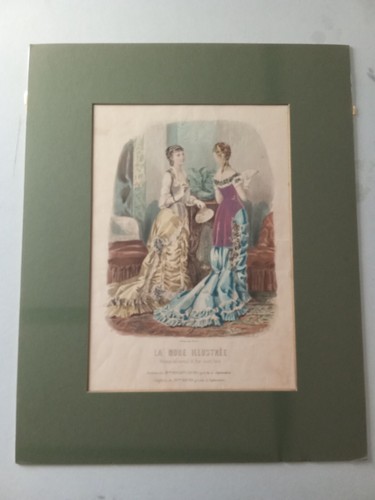 Stampa moda Francese in Pass 1880 c.a. - Picture 2 of 5