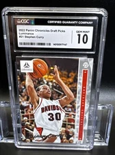 2022 Panini Chronicles Draft Picks Stephen Curry Luminance  #21 CGC 10