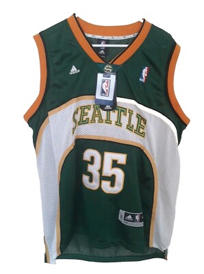 NWT Adidas Authentic Kevin Durant Seattle Supersonics Rookie