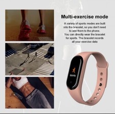 M6 Smart Band Watch Bracelet Wristband Fitness Tracker Blood Pressure Heartrate 11
