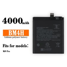New BM4H Replacement Battery High Quality For Xiaomi Mi9 Pro 4000 mAh Free Tool